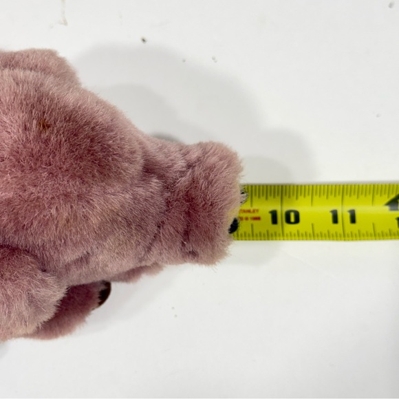 Vintage Douglas Little Cuddlers Plush Pink Purple Pig 10" Retired Collectable - Picture 7 of 11